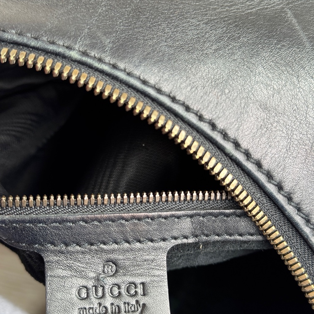 Gucci Reins Interlocking GG Leather Hobo shoulder bag - Picture 12 of 14